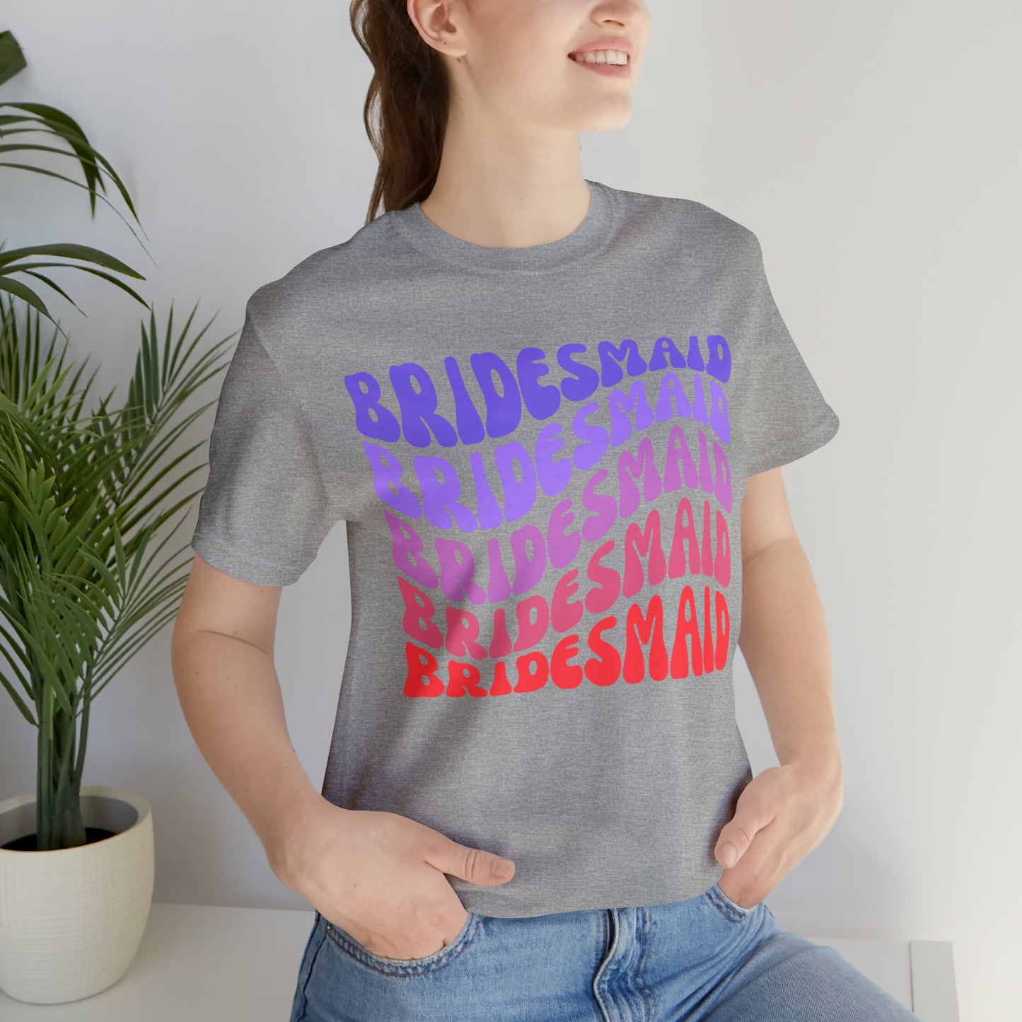 Retro Bridesmaid TShirt, Bridesmaid Shirt for Women, T287