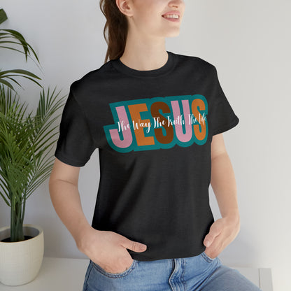 Retro Christian Tshirt, Jesus Tee for Christian Apparel, Christian Shirt for Women, T255