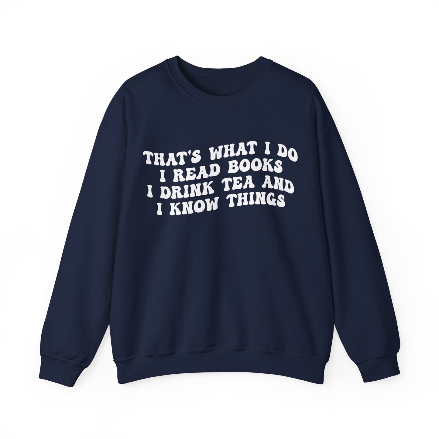 That's What I Do I Read Books Sweatshirt, Librarian Sweatshirt for Teacher, Book Lovers Club Sweatshirt, Book Nerd Sweatshirt, S1242