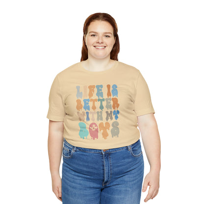 Cute Boy Mom Shirt for Birthday Gift for Mom, Life is better with my boys Shirt for Halloween Gift, T309