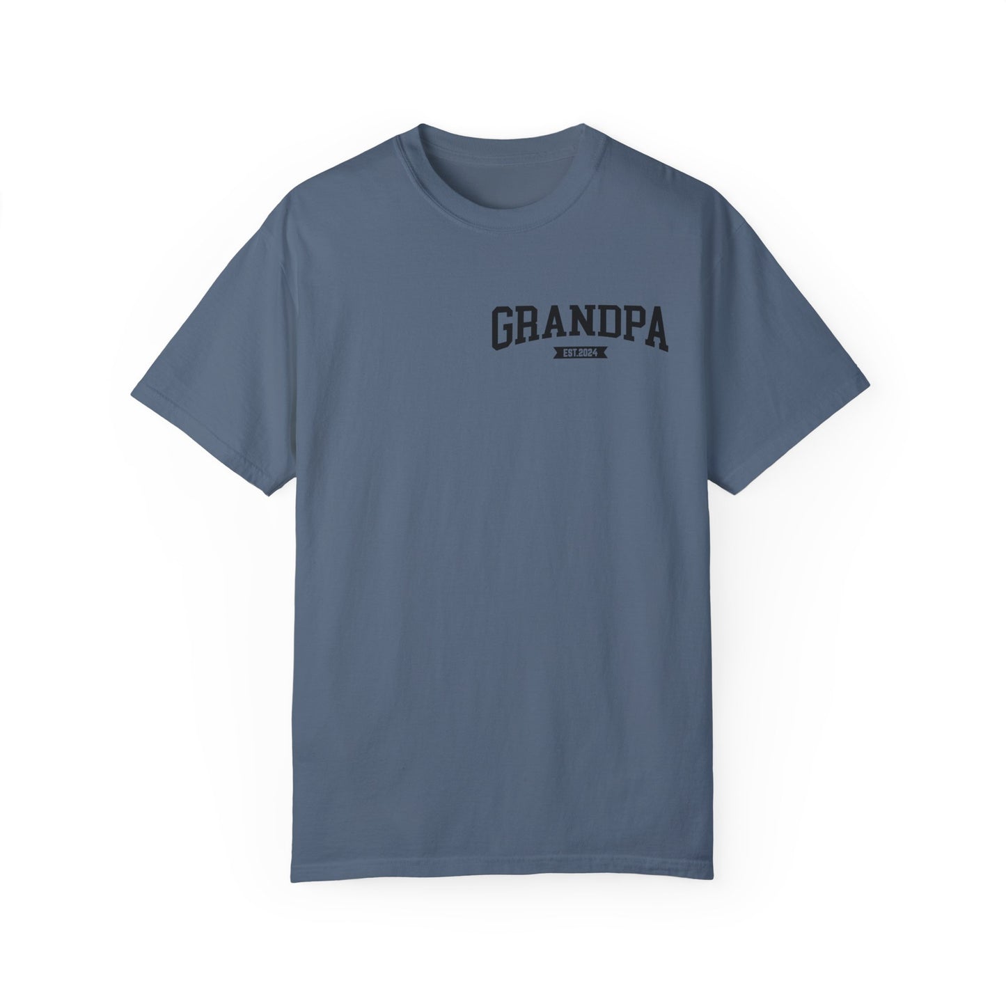 New Grandpa Est Pocket Design Shirt, Custom Father Day Shirt, Custom Fathers day Gift, Custom Grandpa Shirt, Fathers Shirt Dad shirt, CC1654