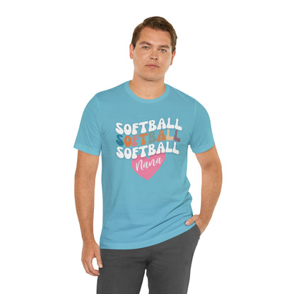 Softball Nana Shirt, Cute Softball Shirt for Grandma, Retro Softball Nana Shirt, Shirt for Nana, T330