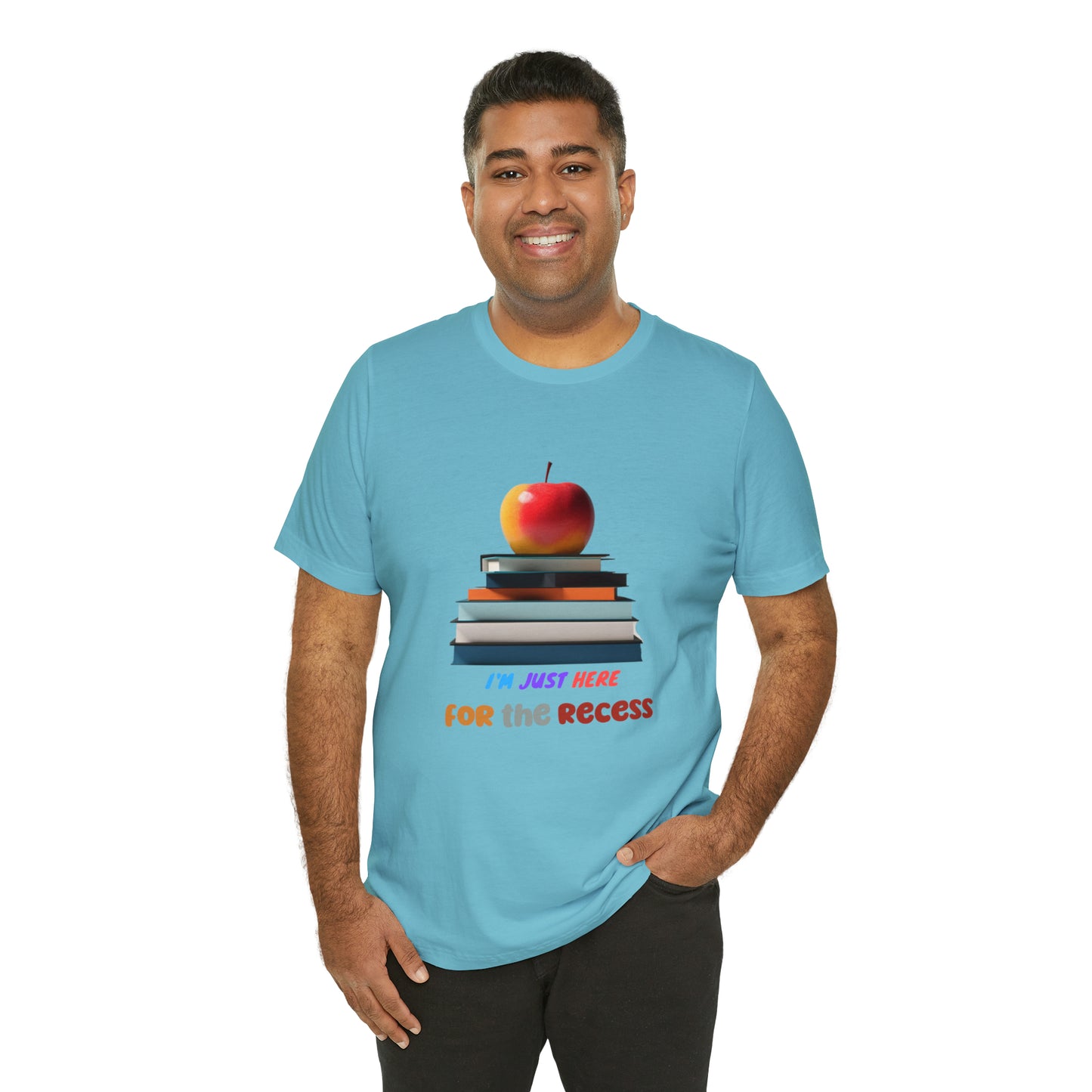 Back to school shirt funny for student, I am just here for the recess, T151