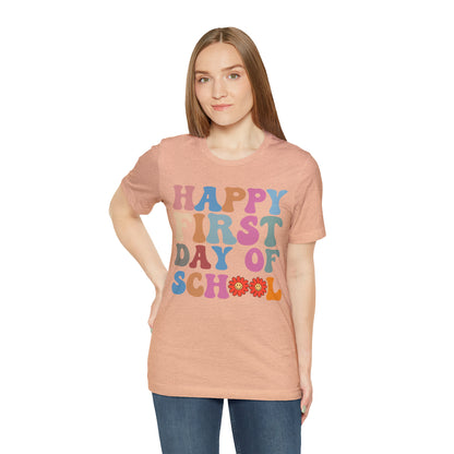 First Day of Class Shirt, Happy First Day Of School Shirt, Back To School Shirt, Retro Teacher Shirt, T501