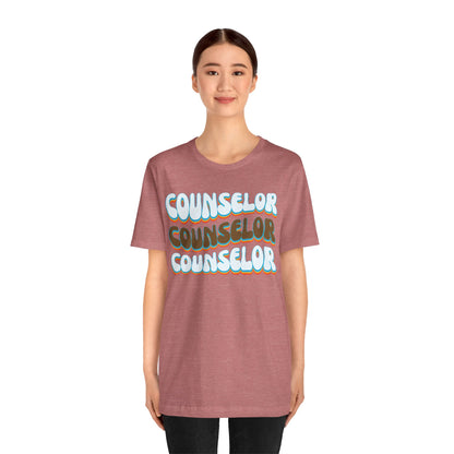 Counselor Shirt, School Counselor Retro Shirt, Therapists Shirt, Psychologist Shirt, Gift For Counselor, Guidance Counselor Shirt, T1518