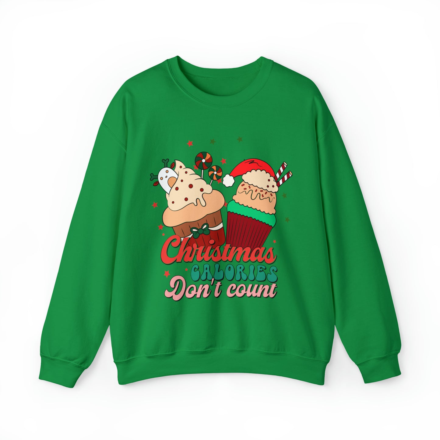 Christmas Calories Don't Count Sweatshirt, Funny Christmas Sweatshirt, Christmas Gift, Xmas calories Sweatshirt, Christmas calories, SW871