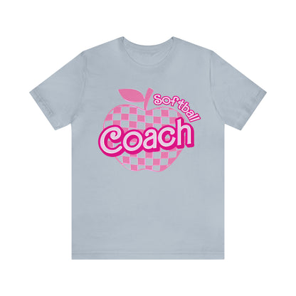 Softball Coach shirt, Pink Sport Coach Shirt, Colorful Coaching shirt, 90s Cheer Coach shirt, Back To School Shirt, Teacher Gift, T822