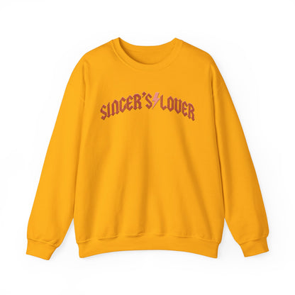 Retro Singer's Lover Sweatshirt, Valentine's Day Sweatshirt, Pink Valentines Day Teacher Shirts, Valentine for Teacher's Lover Gift, SW1312