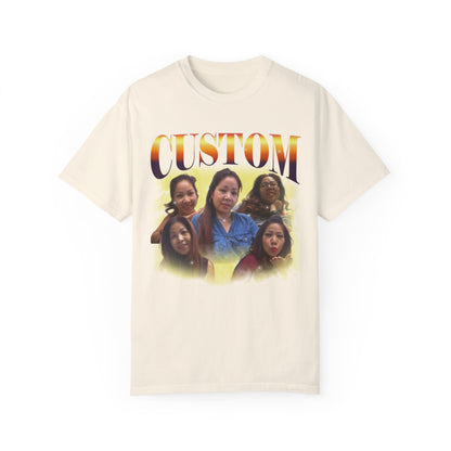 Custom Your Own Bootleg Tee, Retro Custom Bootleg Rap Tee, Insert Your Design Vintage Graphic 90s Shirt, Comfort Colors Gift For Mom  CC1387