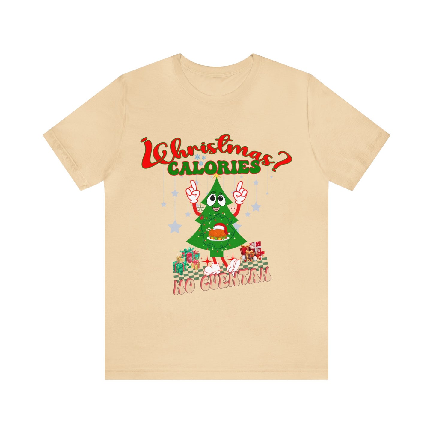 Christmas Calories No Cuentan Shirt, Feliz Navidad Shirt, Christmas Gifts, New Year Shirt, Spanish Christmas Shirt, Holiday Sweaters, T874