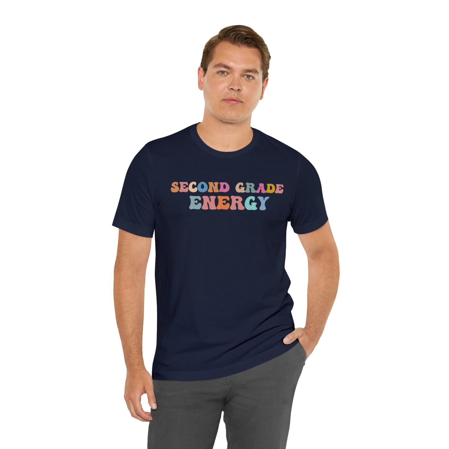 Cute Teacher Shirt, Second Grade Energy Shirt, Shirt for Second Grade, Teacher Appreciation Shirt, Best Teacher Shirt, T494