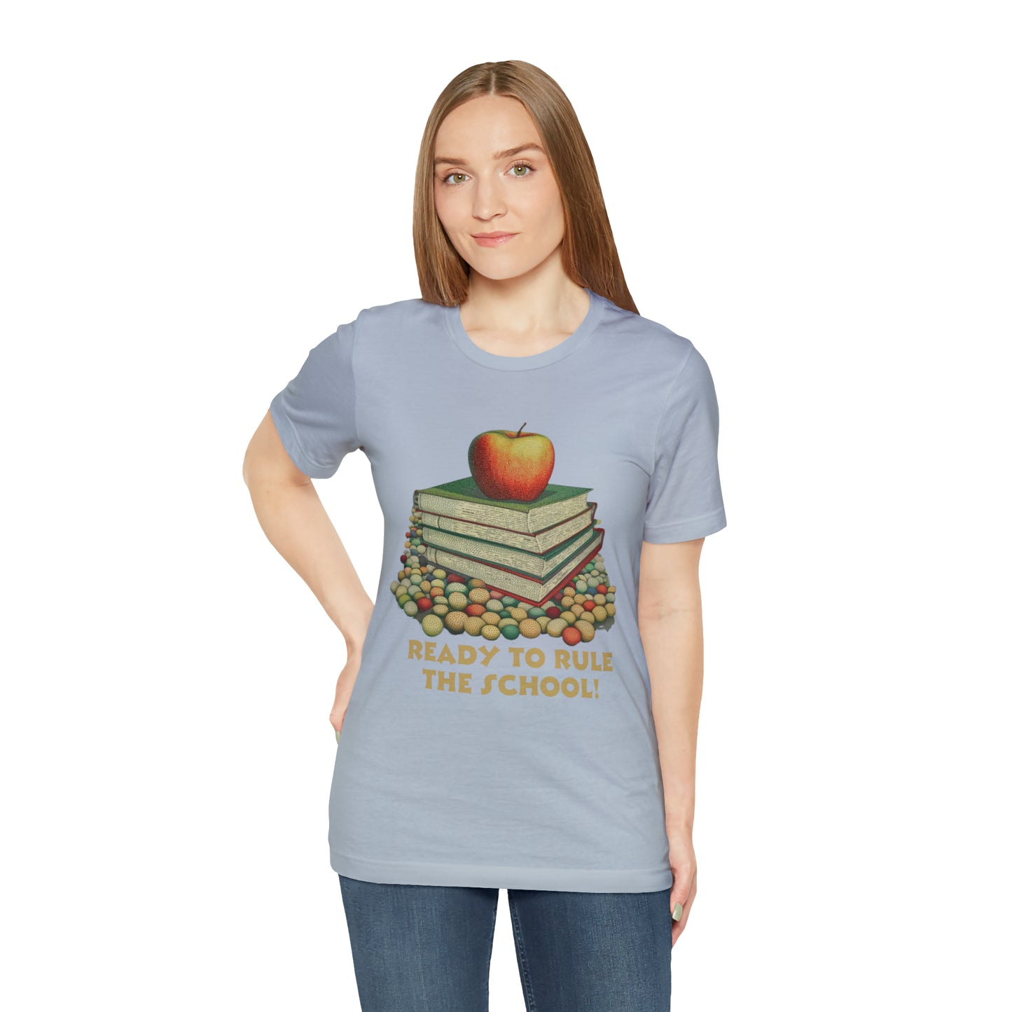 Back to school shirt funny for student - Ready to rule the school, T152