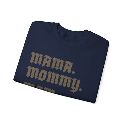 Mama Mommy Mom Bruh Sweatshirt, Mothers Day Sweatshirt, Funny Mom Sweatshirt, Gift for Mom, Mama Sweatshirt, Sarcastic Sweatshirt, S1593