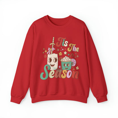 Christmas Tis The Season Sweatshirt, Merry Christmas Shirt, Christmas Tree Sweater, Christmas Tree shirt, Christmas Cake Sweatshirt, S890