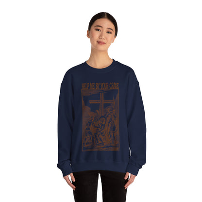 Vintage Antique Religious Biblical Drawing of Jesus Sweatshirt, 10Th Station of the Cross Sweatshirt, Way of the Cross Sweatshirt, S1590