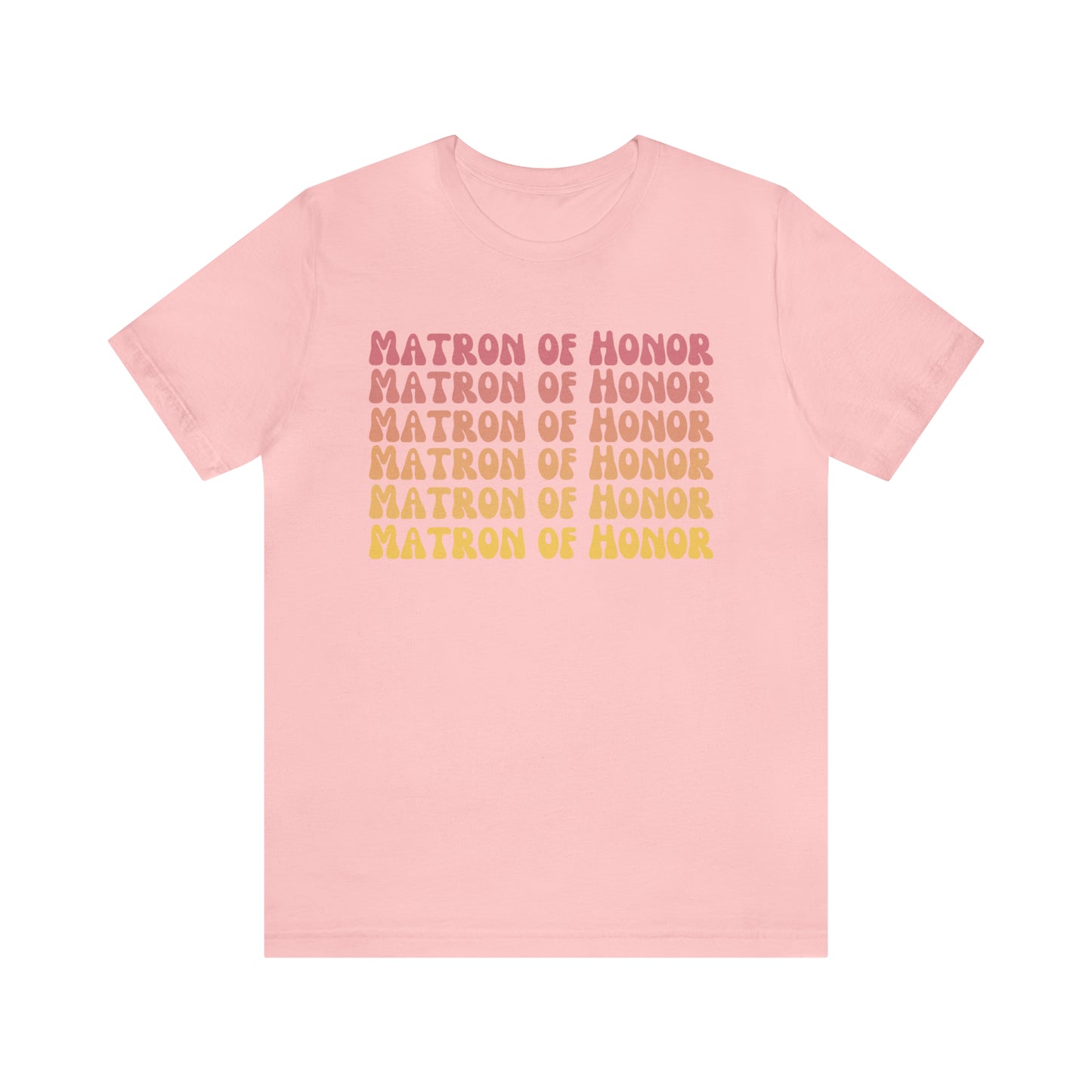 Retro Matron of Honor Shirt, Matron of Honor Shirt for Women, Cute Bachelorette Party Tee for Matron of Honor, T280