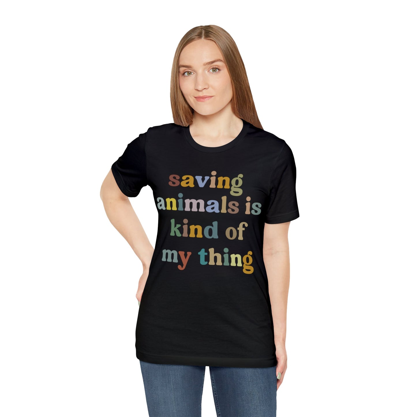 Saving Animals Is Kind Of My Thing Shirt, Animal Rescue Tshirt, Pet Adoption Tshirt, Dog Mom Shirt, Fur Mama T-Shirt, T999