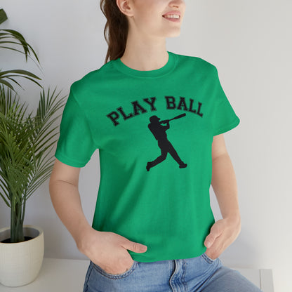 Baseball Game Fan Shirt for Her, Play Ball Shirt, Game Day Shirt, Cute Baseball Shirt for Women, Baseball Shirt for Women, T394