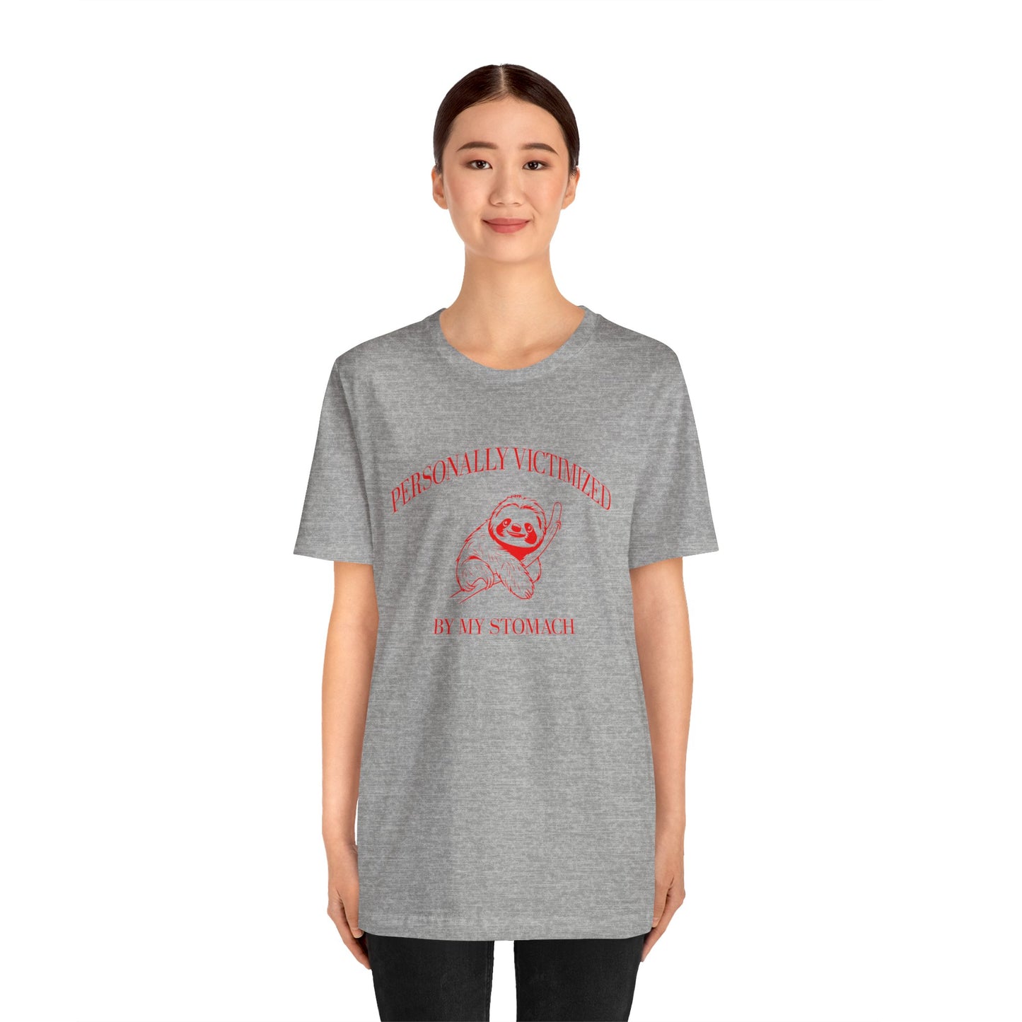 Personally Victimized By My Stomach Shirt, Funny Shirt for Women, Gift for Mom, Funny Tummy Hurts Shirt, Chronic Illness Shirt, T1579