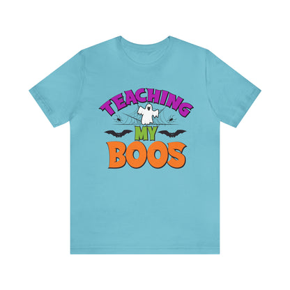 Teaching My Boos Shirt, Spooky Season Tee, Retro Halloween Cowgirl Shirt, Cowgirl Halloween Shirt, Vintage Ghost Shirt, T769