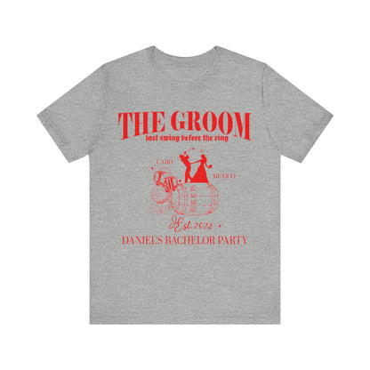 The Groom Bachelor Party Shirts, Groomsmen Shirt, Custom Bachelor Party Gifts, Group Bachelor Shirt, Golf Bachelor Party Shirt, 12 T1605