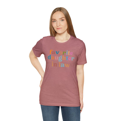 Best DIL Ever Birthday Gift from Mother in Law Gift for Daughter, Favorite Daughter In Law Shirt for Daughter in Law, T425