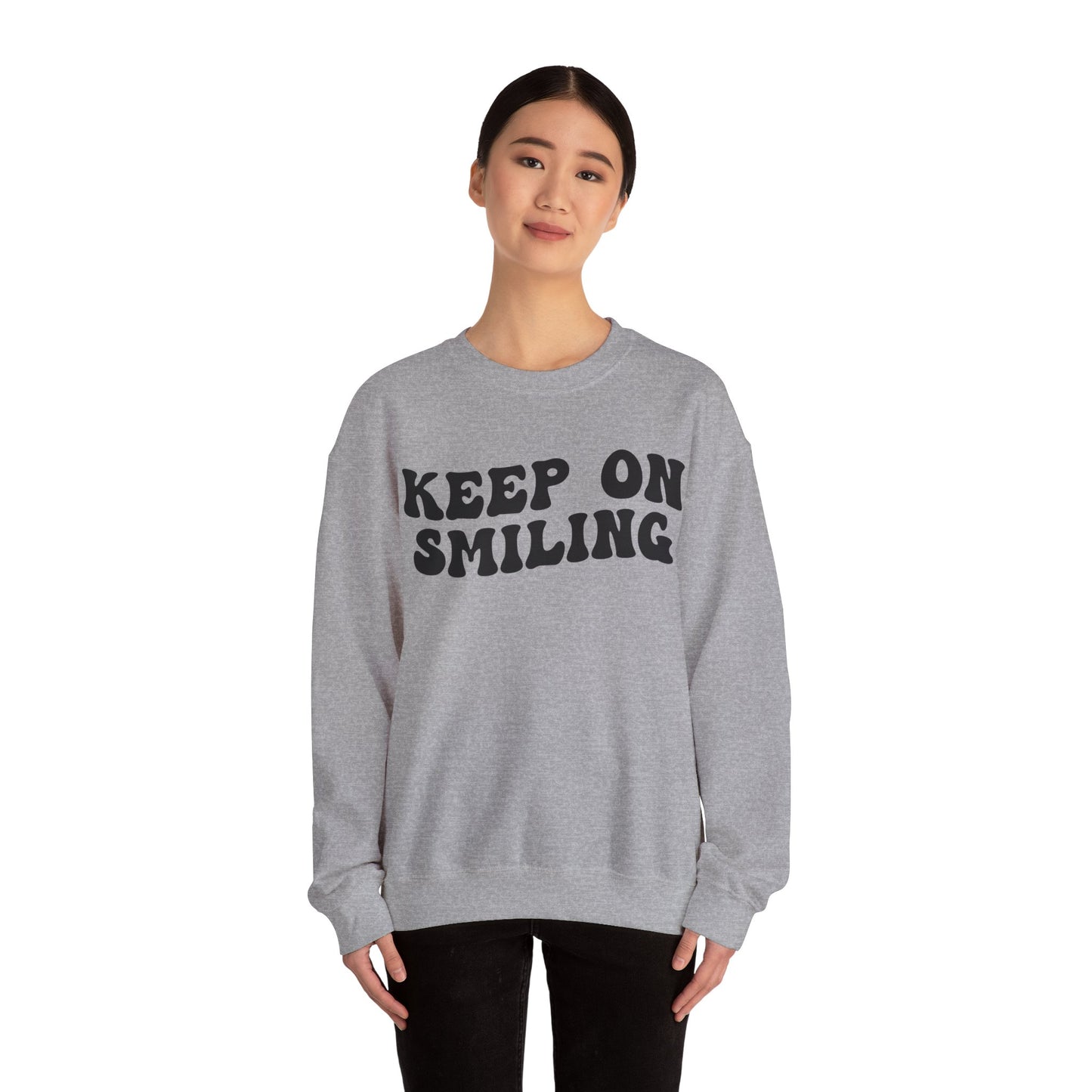 Keep On Smiling Sweatshirt, Encouragement Sweatshirt, Christian Mom Sweatshirt, Positivity Sweatshirt, Be Kind Sweatshirt, S1293