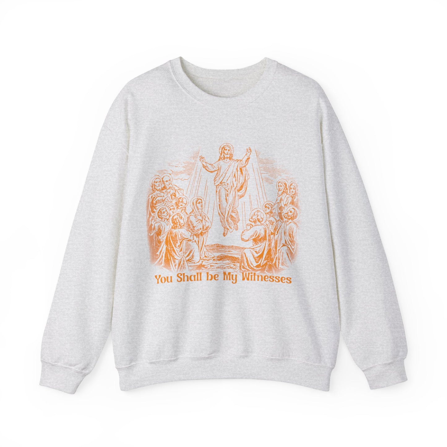 Vintage The Ascent of Jesus Into Heaven On The Fortieth Day After The Resurrection Sweatshirt, Christian gifts, Religious Sweatshirt, S1591