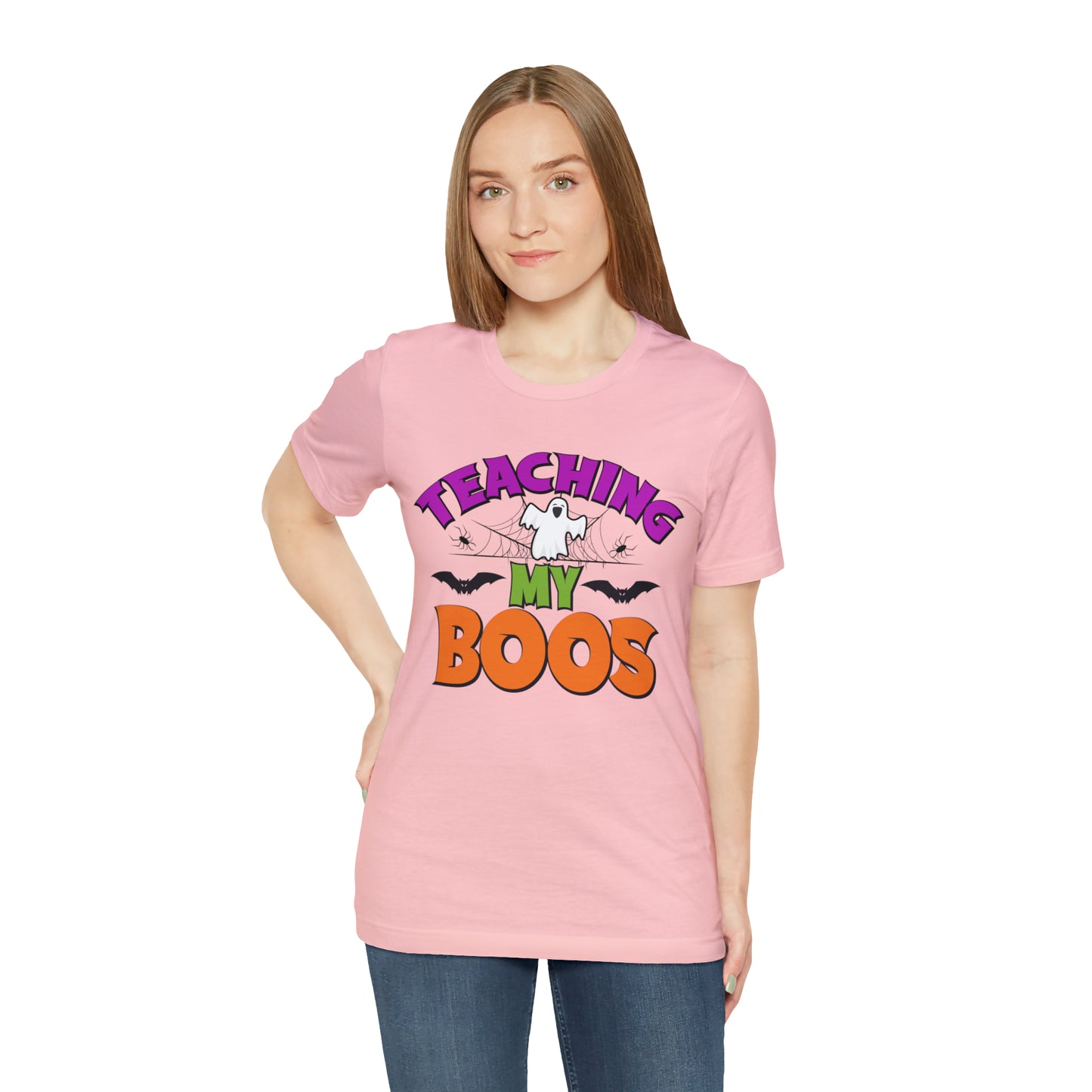 Teaching My Boos Shirt, Spooky Season Tee, Retro Halloween Cowgirl Shirt, Cowgirl Halloween Shirt, Vintage Ghost Shirt, T769