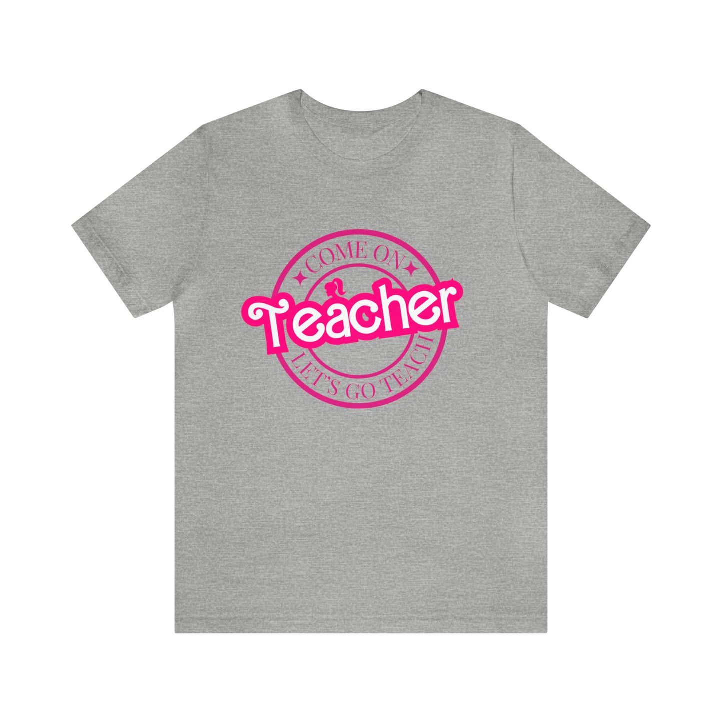 Come On Let's Go Teach Teacher Shirt, Trendy Teacher shirt, Retro Back to school, Teacher Appreciation Checkered Teacher Tee, T722