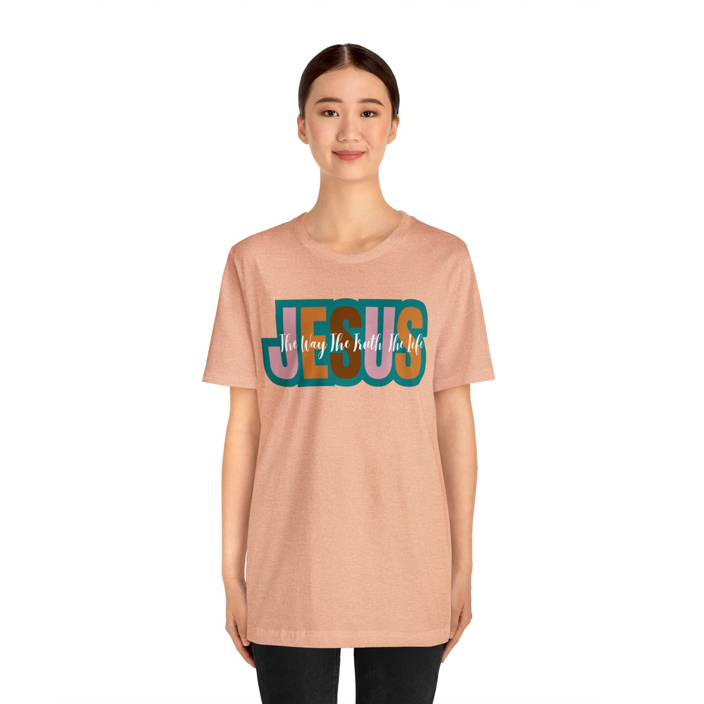 Retro Christian Tshirt, Jesus Tee for Christian Apparel, Christian Shirt for Women, T255