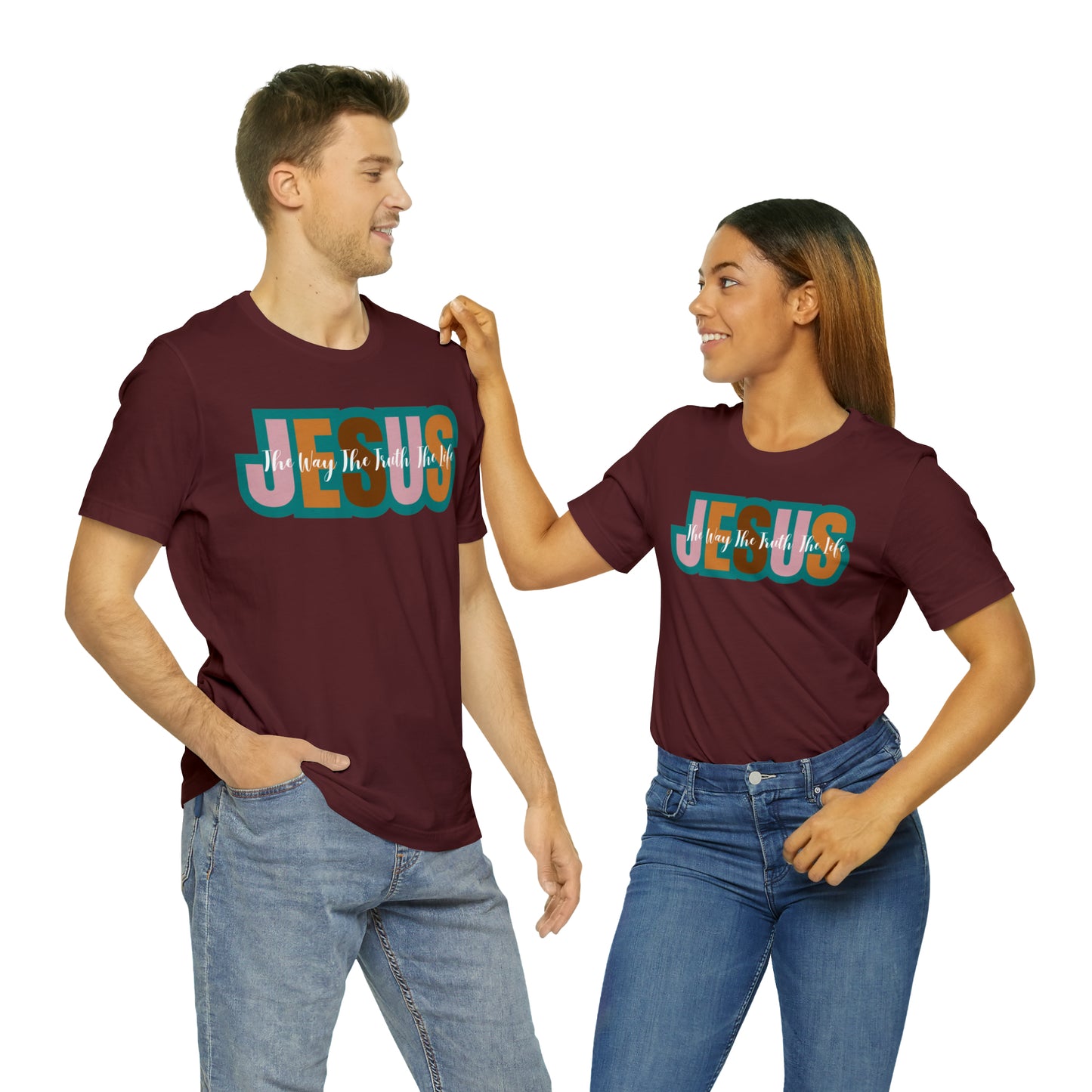 Retro Christian Tshirt, Jesus Tee for Christian Apparel, Christian Shirt for Women, T255