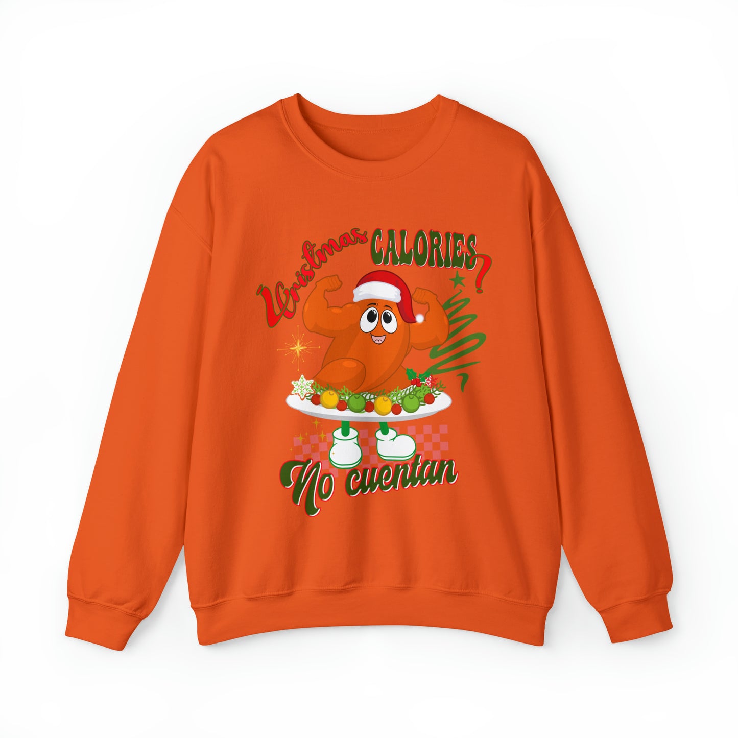 Christmas Calories No Cuentan Sweatshirt, Feliz Navidad Shirt, New Year Sweatshirt, Spanish Christmas Sweatshirt, Holiday Sweaters, SW876