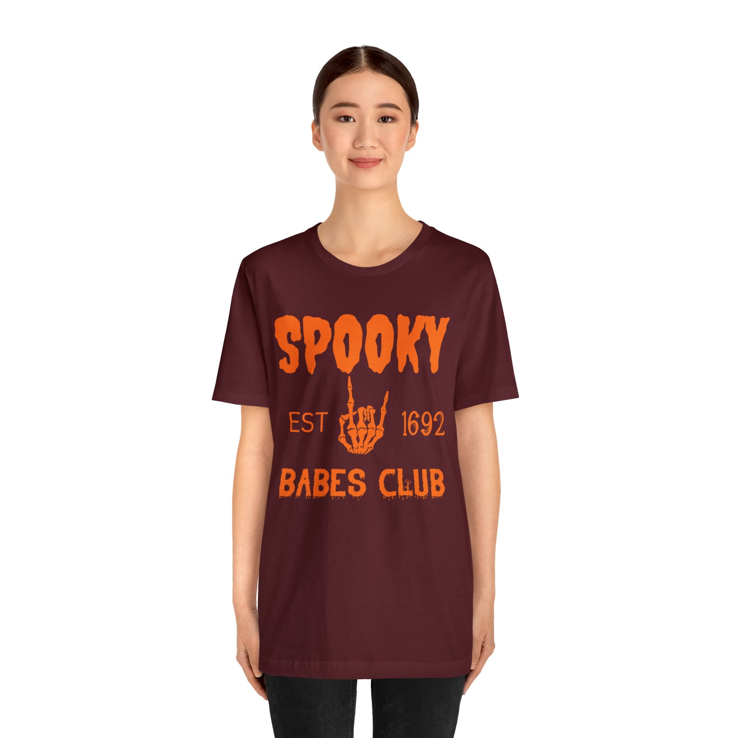 Spooky Skeleton Halloween Shirt, Fall Shirts for Women, Vintage Halloweem Sweatshirt, T599