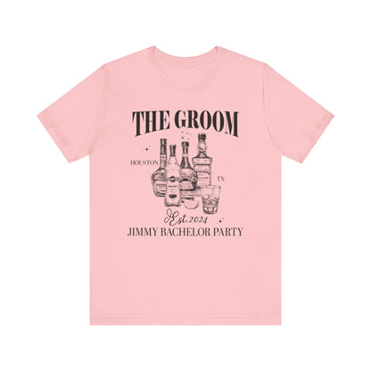 The Groom Bachelor Party Shirts, Groomsmen Shirts, Custom Bachelor Party Gifts, Funny Bachelor Shirts, Group Bachelor Shirts, T1555