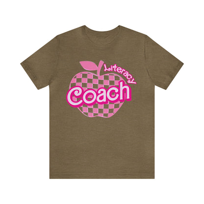 Literacy Coach shirt, Pink Sport Coach Shirt, Colorful Coaching shirt, 90s Cheer Coach shirt, Back To School Shirt, Teacher Gift, T821