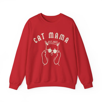 Custom Retro Cat Mom Sweatshirt, Personalized Retro Cat Mom Sweatshirt, Custom Cat Sweatshirt, Cat Lovers Sweatshirt, S1255