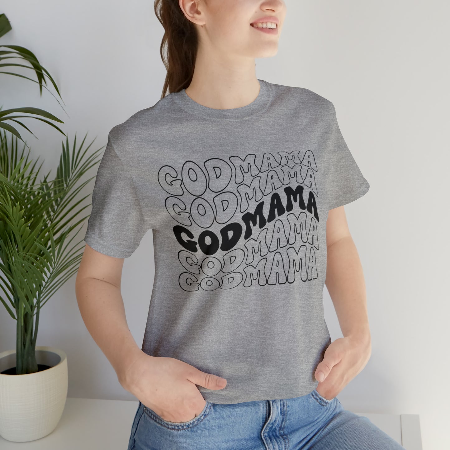 Retro Godmother Shirt for Mother's Day, Godmother Gift from Goddaughter, Cute Godmama Gift for Baptism, God Mother Proposal, T251