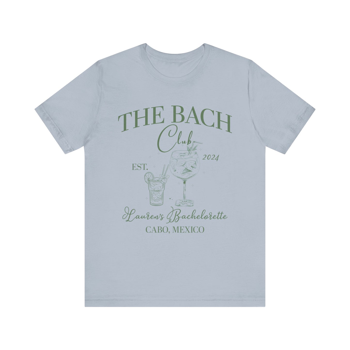 Custom The Bach Club Shirt, Custom Location Bachelorette Shirt, Personalized Bride Shirt, Future Bride Shirt for Bridal Party, T1495