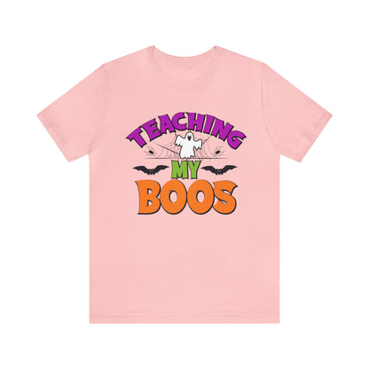 Teaching My Boos Shirt, Spooky Season Tee, Retro Halloween Cowgirl Shirt, Cowgirl Halloween Shirt, Vintage Ghost Shirt, T769