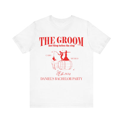 The Groom Bachelor Party Shirts, Groomsmen Shirt, Custom Bachelor Party Gifts, Group Bachelor Shirt, Fishing Bachelor Party Shirt, 12 T1604