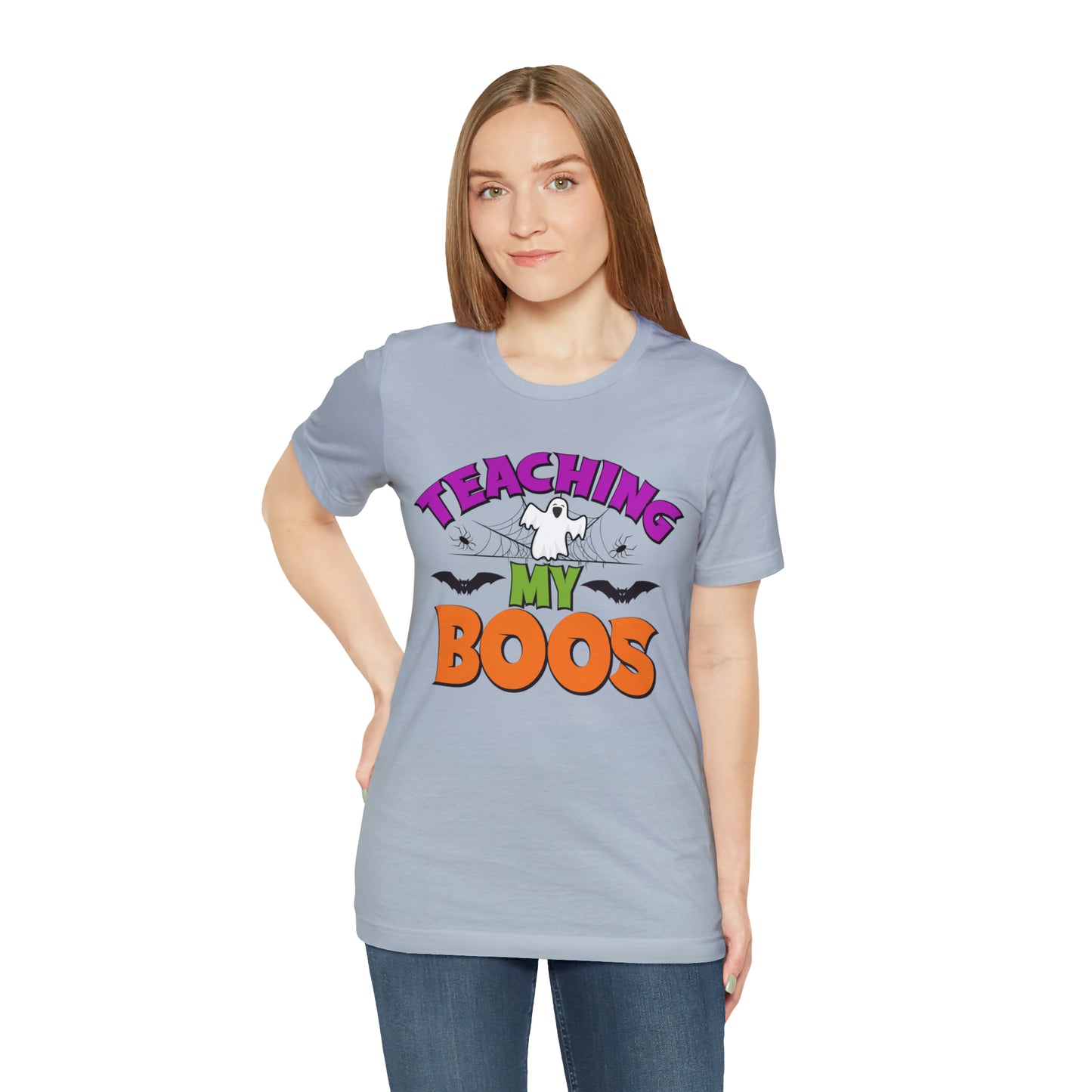 Teaching My Boos Shirt, Spooky Season Tee, Retro Halloween Cowgirl Shirt, Cowgirl Halloween Shirt, Vintage Ghost Shirt, T769