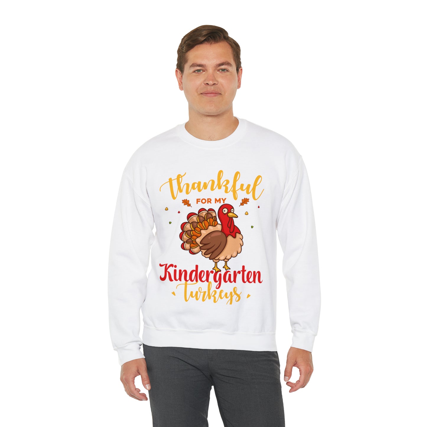 Thankful For My Kindergarten Turkey Sweatshirt, Thanksgiving Dinner Sweatshirt, Family Thanksgiving Shirt, Thanksgiving Turkey Shirt, S860