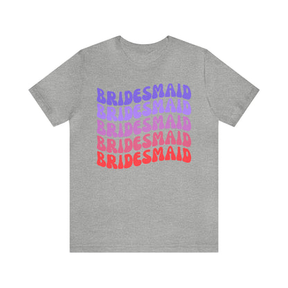 Retro Bridesmaid TShirt, Bridesmaid Shirt for Women, T286