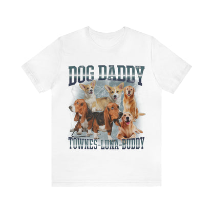 Retro Custom Bootleg Dog Daddy Shirt, Retro Custom Bootleg Rap Tee Dog, Custom Rap Tee Cat Lover, Vintage Graphic 90s Tshirt, Dog dad, T1416