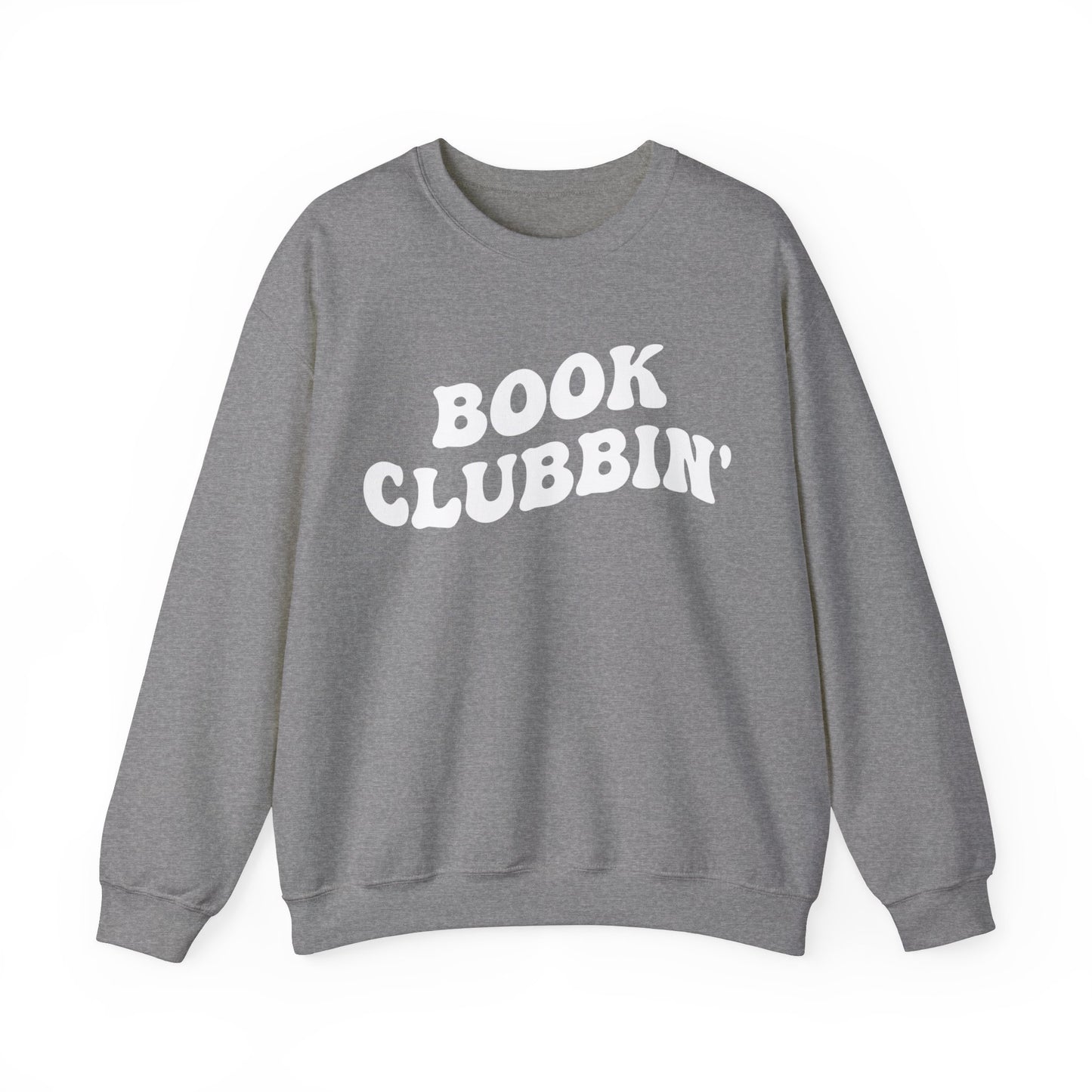 Book Clubbin' Sweatshirt, Librarian Sweatshirt for Bibliophile, Book Lovers Club Sweatshirt, Book Nerd Sweatshirt Bookworm Sweatshirt, S1170