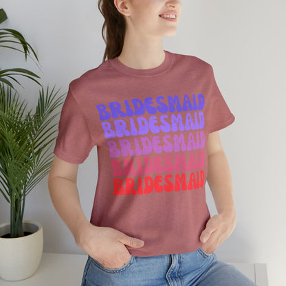 Retro Bridesmaid TShirt, Bridesmaid Shirt for Women, T285