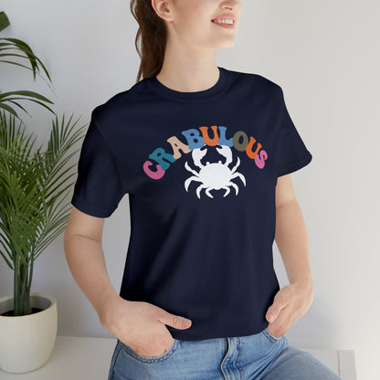 Crab Shirt for Her, Crabulous Shirt, Crab Shirt, Beach Shirt, Summer Vibe Shirt, Crab Hunt Shirt, Sea Life Shirt, Ocean Shirt, T477