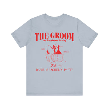 The Groom Bachelor Party Shirts, Groomsmen Shirt, Custom Bachelor Party Gifts, Group Bachelor Shirt, Fishing Bachelor Party Shirt, 12 T1604