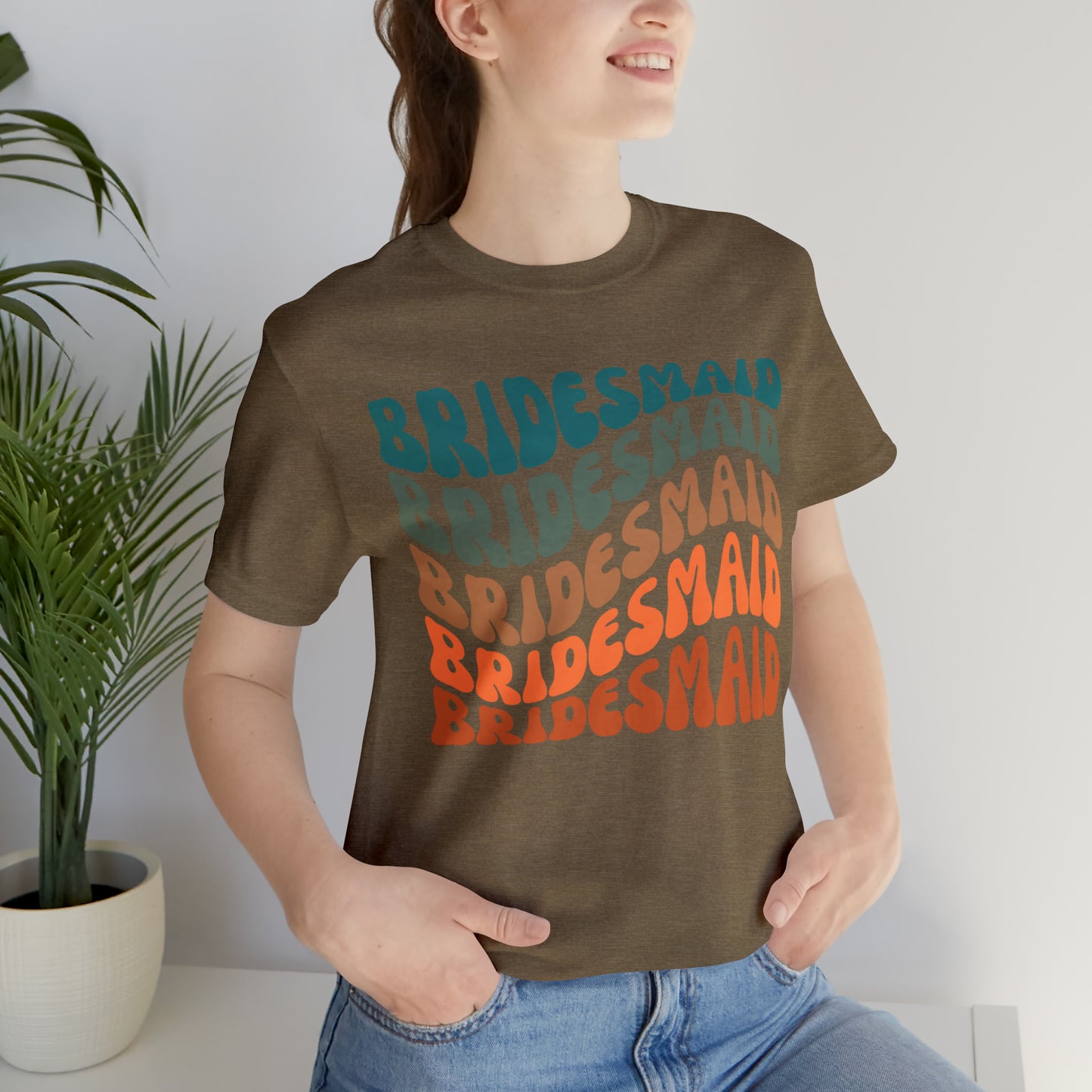 Retro Bridesmaid TShirt, Bridesmaid Shirt for Women, T289